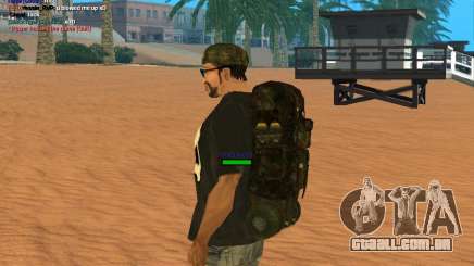 Military backpack para GTA San Andreas