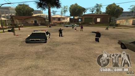 Na Grove Street foi atacado por Ballas para GTA San Andreas