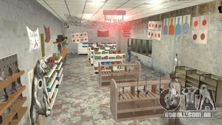 Uma movimentada loja Ammu-Nation v3 (Final) para GTA San Andreas