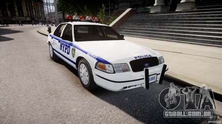 Ford Crown Victoria Police Department 2008 NYPD para GTA 4