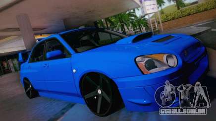 Subaru Impreza WRX STI turquesa para GTA San Andreas