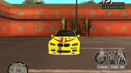BMW M3 amarelo para GTA San Andreas