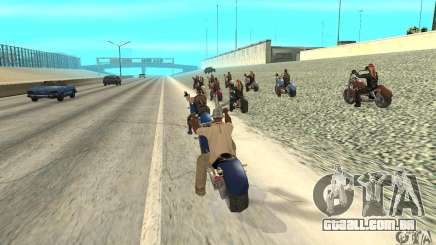 BikersInSa (os motociclistas em SAN ANDREAS) para GTA San Andreas