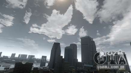 Telas de menu e inicialização de Liberty City em GTA 4 para GTA San Andreas