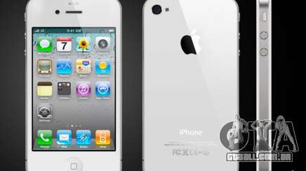 IPhone 4G branco para GTA San Andreas