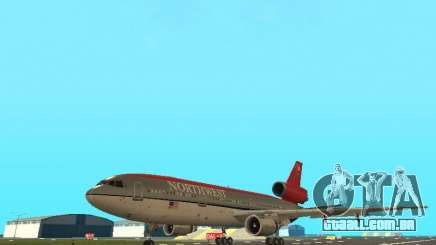 McDonell Douglas DC 10 Nortwest Airlines para GTA San Andreas