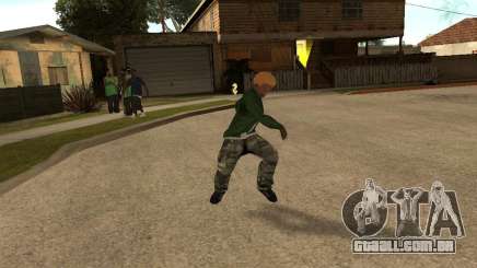 Jogando as lâminas para GTA San Andreas