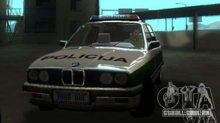 BMW E30 Sedan Police para GTA San Andreas