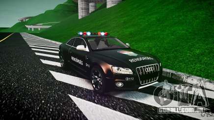Audi S5 Hungarian Police Car black body para GTA 4
