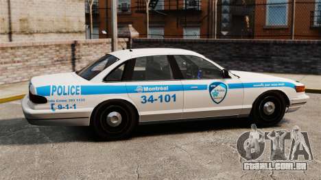 Montreal Polícia v1 para GTA 4