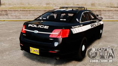 Ford Taurus Police Interceptor 2013 LCPD [ELS] para GTA 4