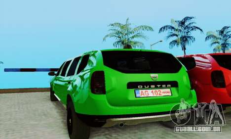 Dacia Duster Limo para GTA San Andreas