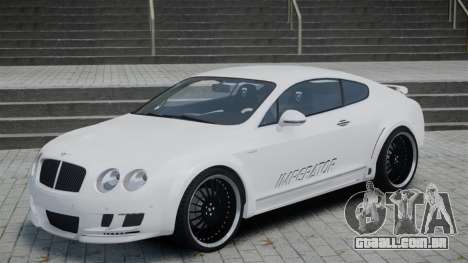 Bentley Continental GT Hamann Imperator para GTA 4