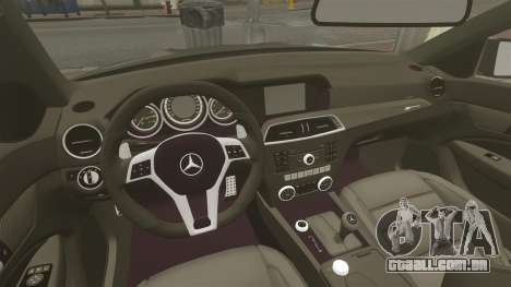 Mercedes-Benz C63 AMG BSAP (C204) 2012 para GTA 4