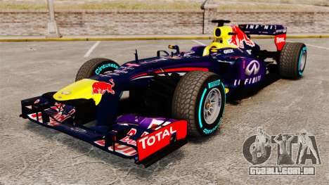 Carro, Red Bull RB9 v1 para GTA 4