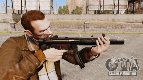 MP5SD metralhadora v5 para GTA 4