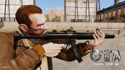 MP5SD metralhadora v2 para GTA 4