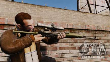 Dragunov sniper rifle v3 para GTA 4