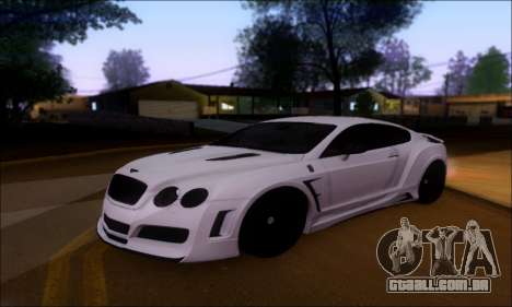 Bentley Continental GT para GTA San Andreas