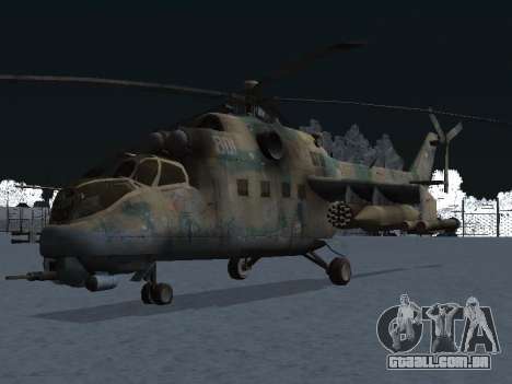 O MI-24 p para GTA San Andreas