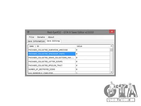 GTA V Save Editor v2.0 by Red-EyeX32 para GTA 5