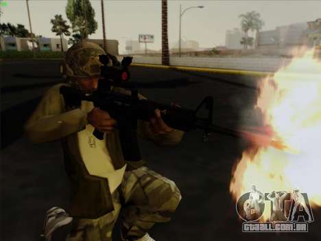 Capacete de Call of Duty MW3 para GTA San Andreas