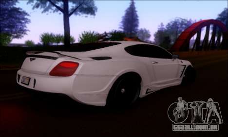 Bentley Continental GT para GTA San Andreas