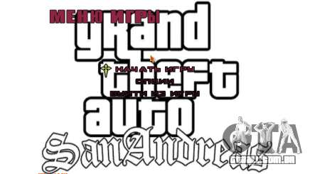 Novo menu para GTA San Andreas