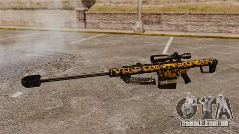 O Barrett M82 sniper rifle v12 para GTA 4