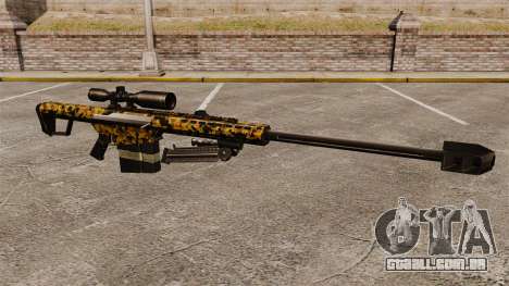 O Barrett M82 sniper rifle v12 para GTA 4