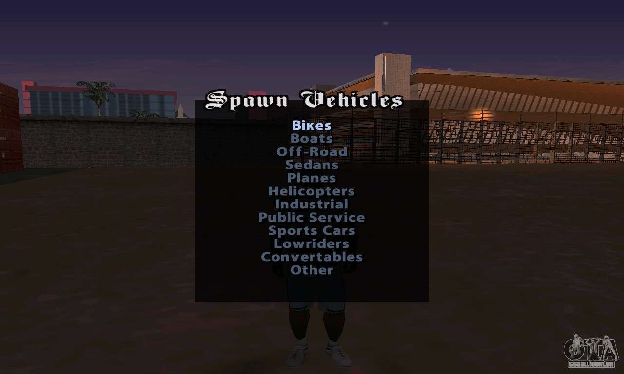 Cheat Menu para GTA San Andreas