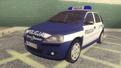 Opel Corsa C Policja para GTA San Andreas