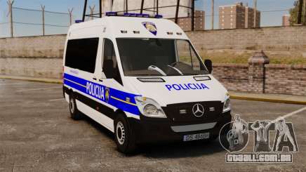 Mercedes-Benz Sprinter Croatian Police [ELS] para GTA 4