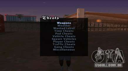 Cheat Menu para GTA San Andreas