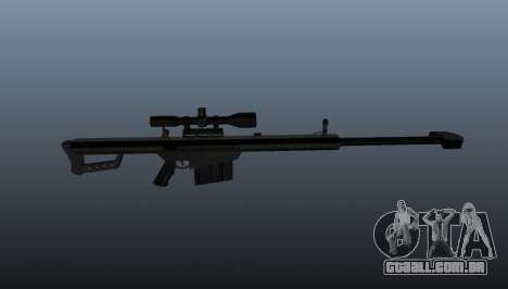 calibre. 50 sniper rifle para GTA 4