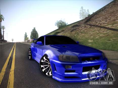 Nissan Skyline GTR para GTA San Andreas