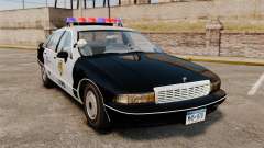 Chevrolet Caprice Police 1991 v2.0 LCPD para GTA 4