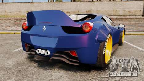 Ferrari 458 Italia Liberty Walk para GTA 4