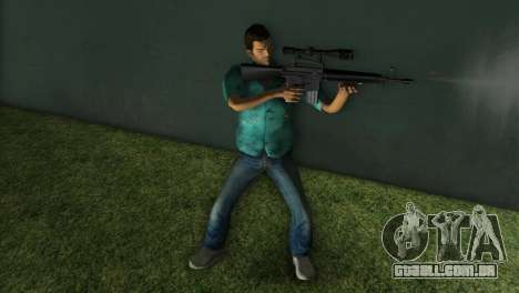 M-16 com uma arma de Sniper para GTA Vice City