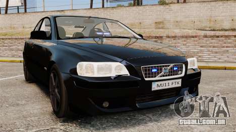 Volvo S60R Unmarked Police [ELS] para GTA 4