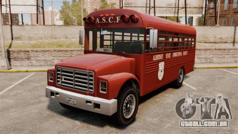 GTA IV TLAD Prison Bus para GTA 4