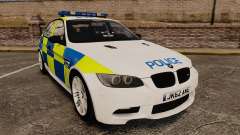 BMW M3 British Police [ELS] para GTA 4