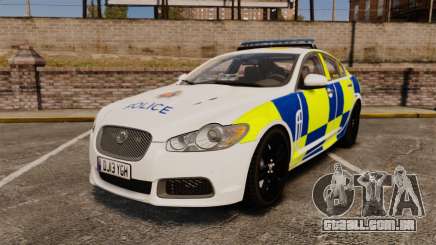 Jaguar XFR 2010 Police Marked [ELS] para GTA 4