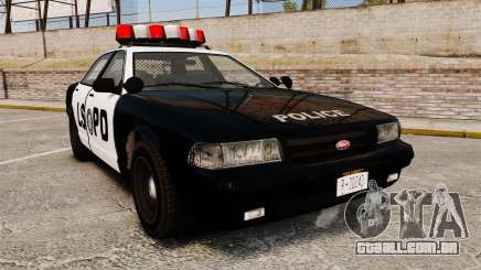 GTA V Vapid Police Cruiser LSPD para GTA 4