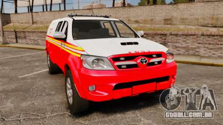 Toyota Hilux FDNY v2 [ELS] para GTA 4