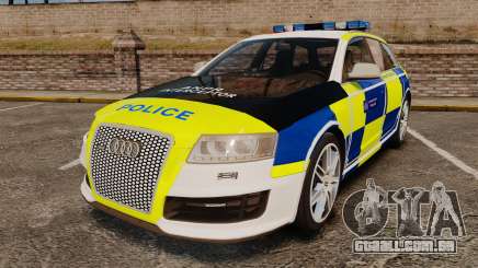 Audi RS6 Avant Metropolitan Police [ELS] para GTA 4