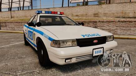 GTA V Vapid Police Cruiser NYPD para GTA 4