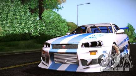 Nissan Skyline R34 FnF para GTA San Andreas