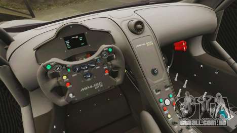 McLaren MP4-12C GT3 Blank para GTA 4