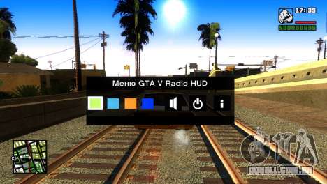 GTA 5 Radio HUD para GTA San Andreas